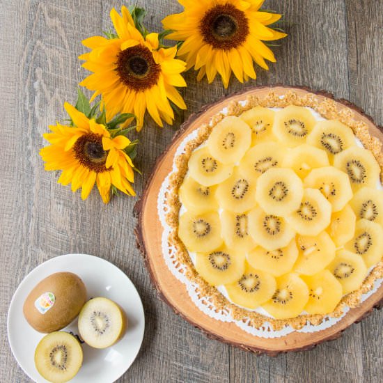 Heathy Kiwifruit & Greek Yogurt Tart