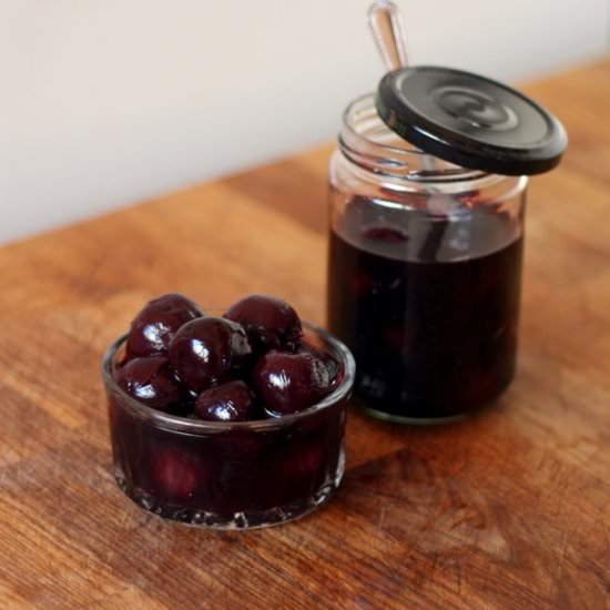 Pickled Cherries