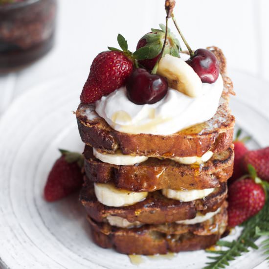 Paleo Banana Bread French Toast