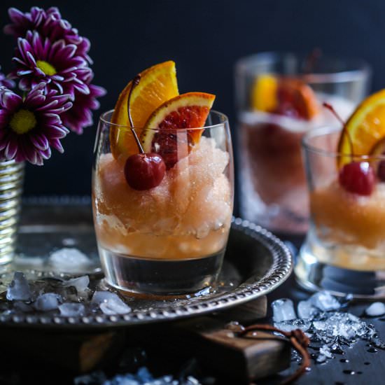 Old Fashioned Cocktail Slushie