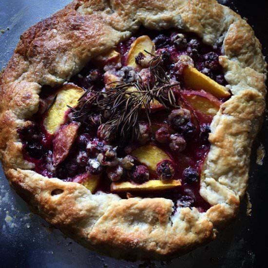 Blueberry Peach Galette