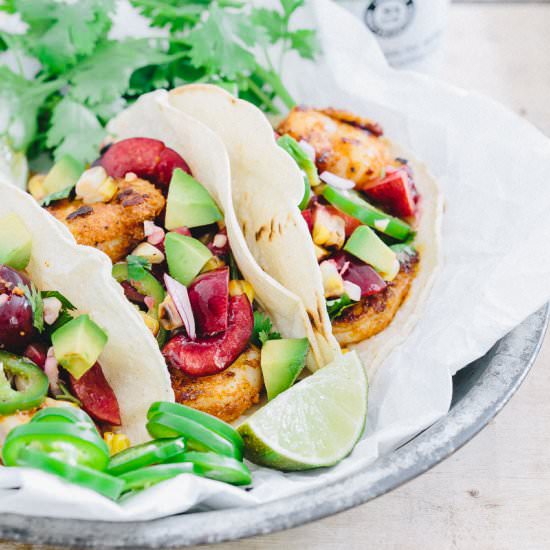 Blackened Shrimp Tacos