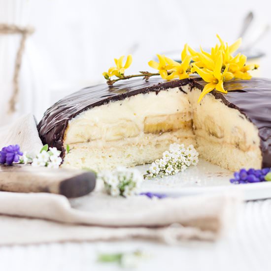 Banana Cream Cake