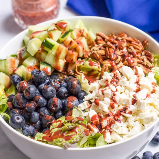 Summer Salad with Blueberries