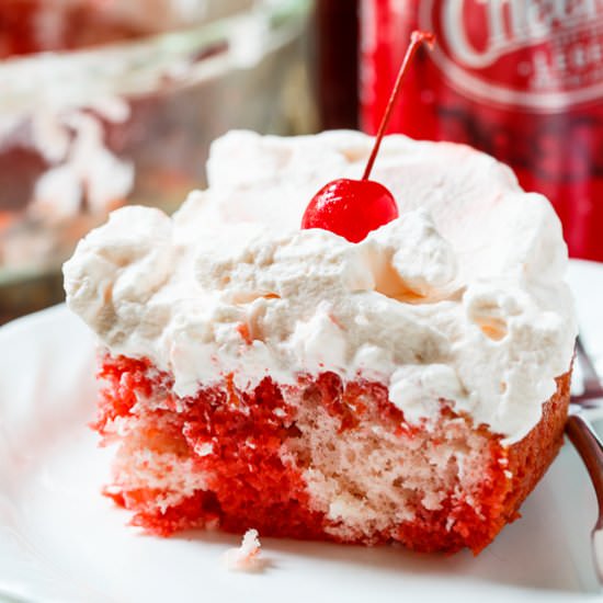 Cheerwine Poke Cake