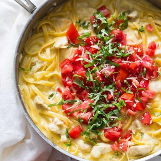 One Pot Fettuccine