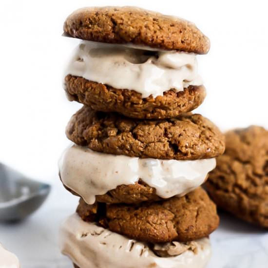 Snickerdoodle Ice Cream Sandwiches