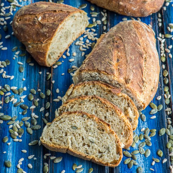 Spelt Seed Sourdough Bread