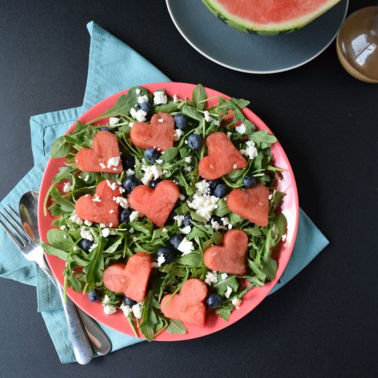 Watermelon & Arugula Salad