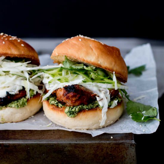 Tandoori Chicken Sliders