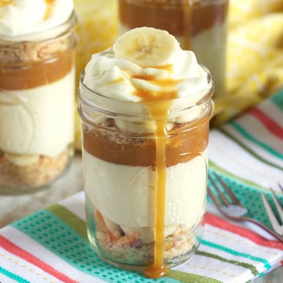 Salted Caramel Banana Pudding