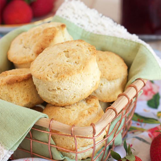 2 Ingredient Cream Biscuits