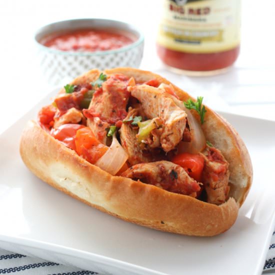 Chicken Cacciatore Subs