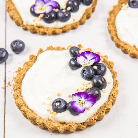 Blueberry Granola Tarts