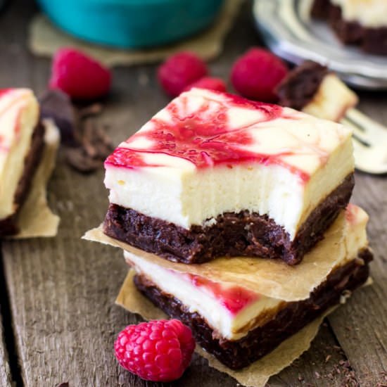 Raspberry Cheesecake Brownies