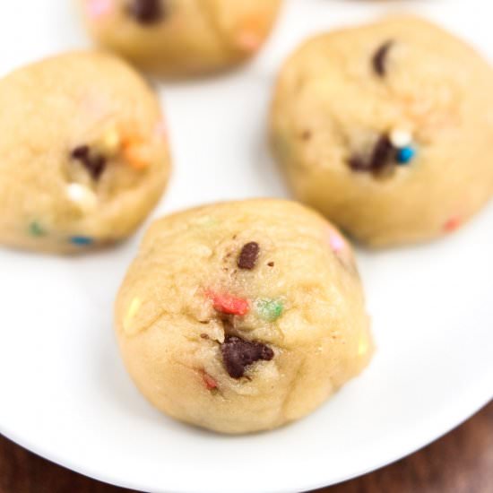 Funfetti Cookie Dough Bites