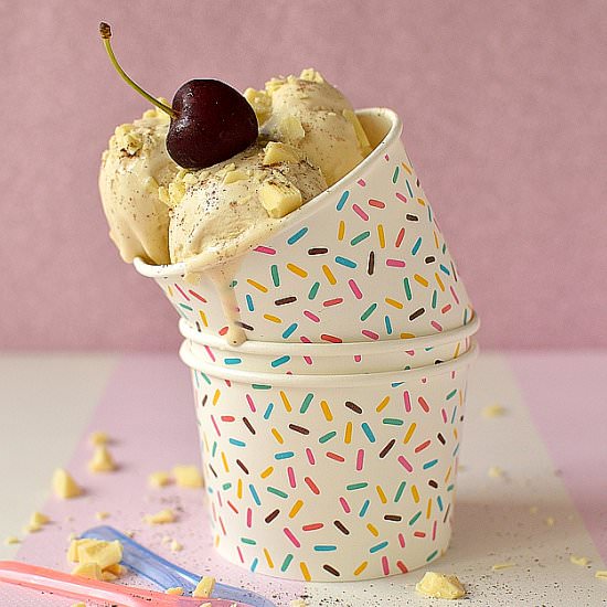 White Chocolate Allspice Ice Cream