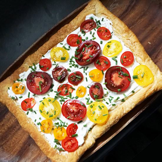 Herbed Heirloom Tomato Tart