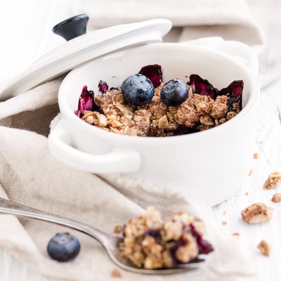 Healthy Berry Crumble