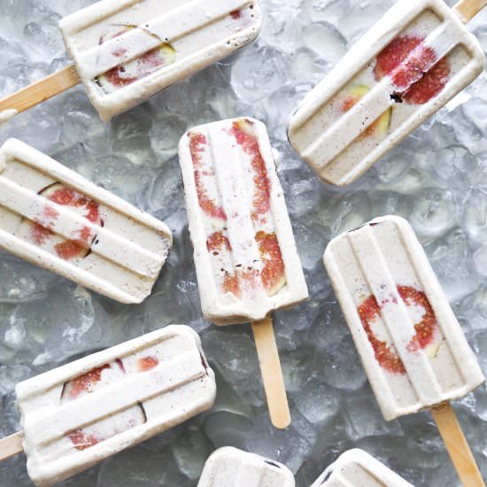 Creamy Coconut Fig Popsicles
