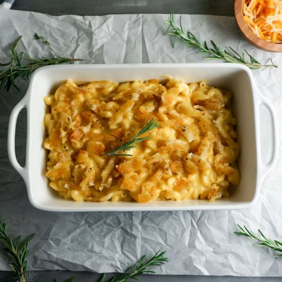 Hash Brown Macaroni and Cheese