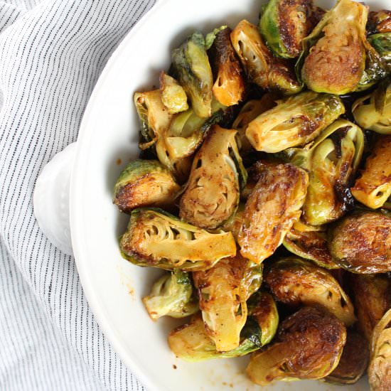 Spicy and Sweet Brussels Sprouts