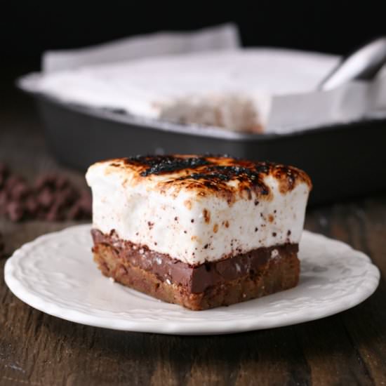 S’mores Blondie Bars
