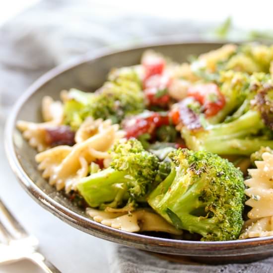 Roasted Broccoli Summer Pasta Salad