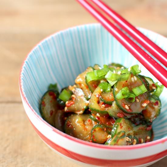 Quick Cucumber Kimchi