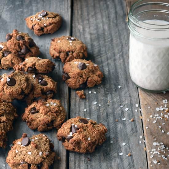 Vegan Chocolate Chip Cookies (GF)