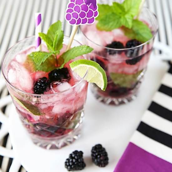Blackberry Mojitos