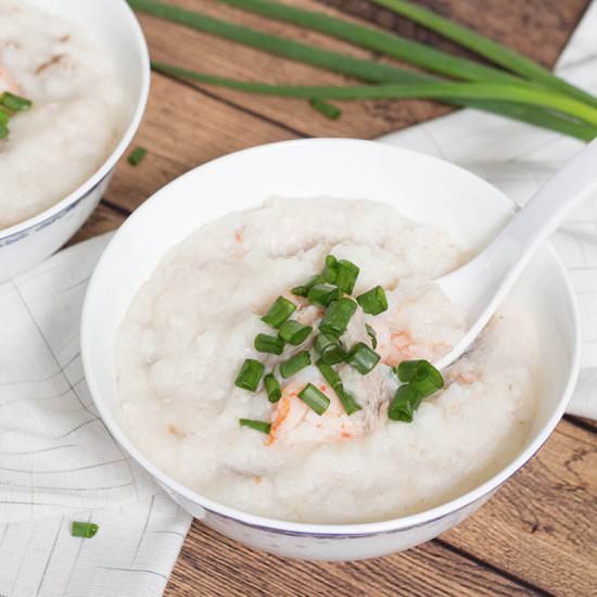 Chinese Pork and Shrimp Porridge