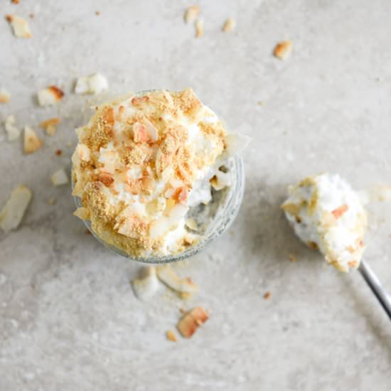 coconut cream pie chia seed pudding