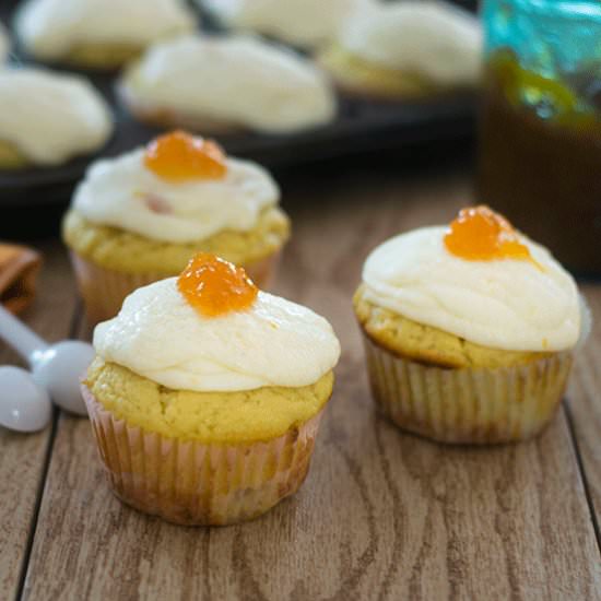 Ricotta Cupcakes with Marmalade