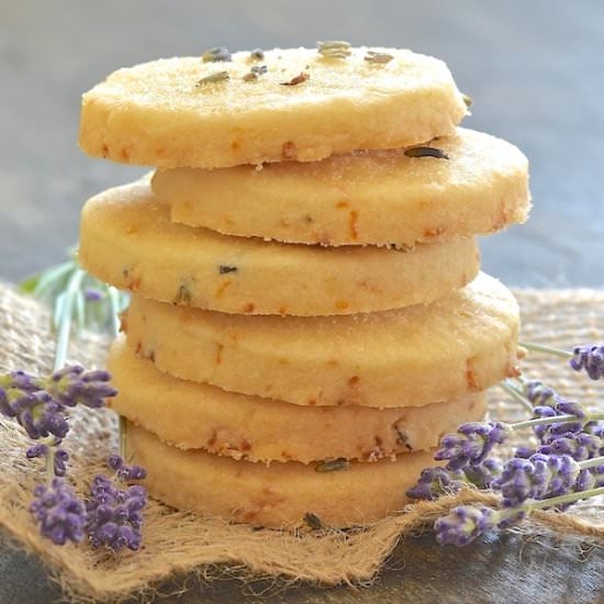 Lemon Lavender Shortbread