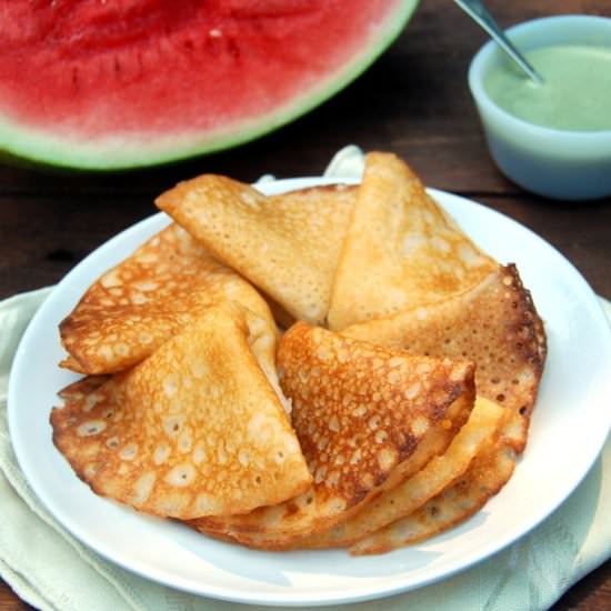Watermelon Rind Dosa