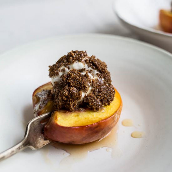 Honey Roasted Peaches