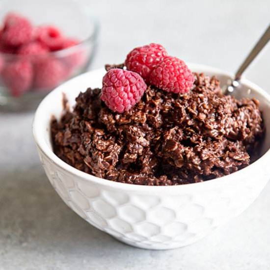 Healthier Chocolate Oatmeal
