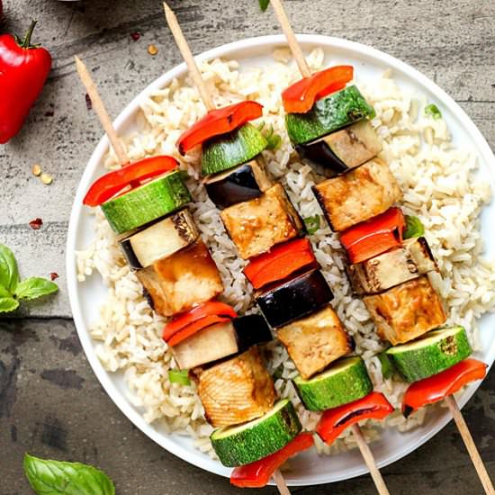 Almond Butter Skewers