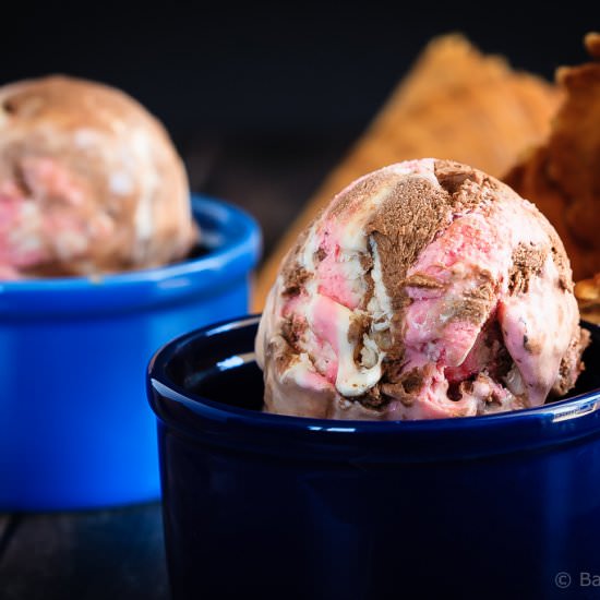 No Churn Neapolitan Ice Cream