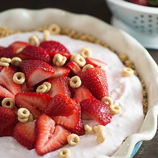 Strawberry Yogurt Pie