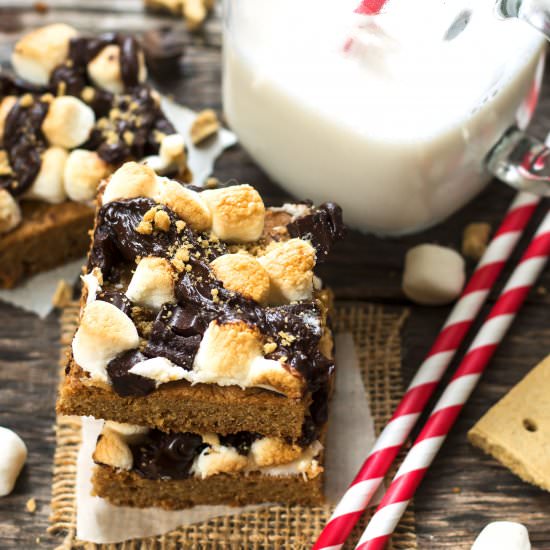 Peanut Butter S’mores Bars