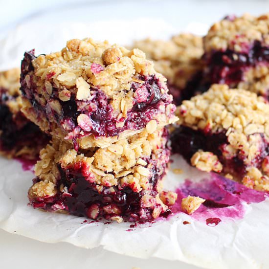 Blueberry Crumble Bars