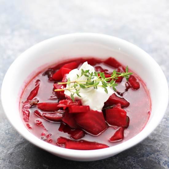 Polish Beet Soup Recipe