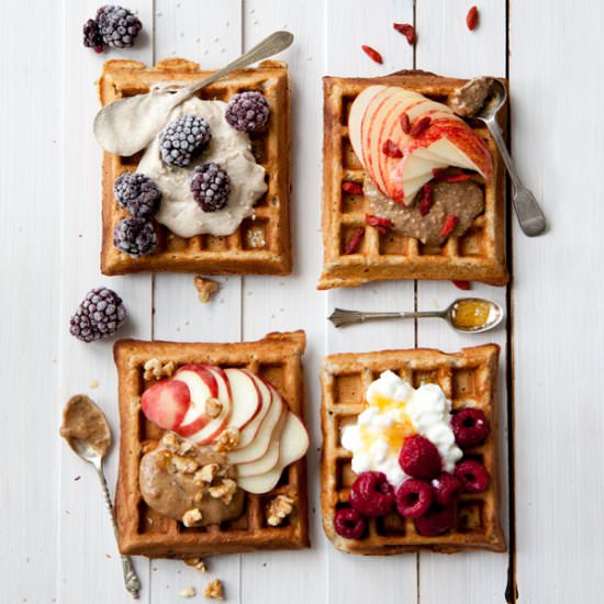 Summer Waffles 4 Ways
