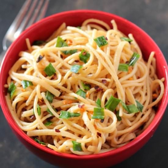 Tahini Garlic Noodles