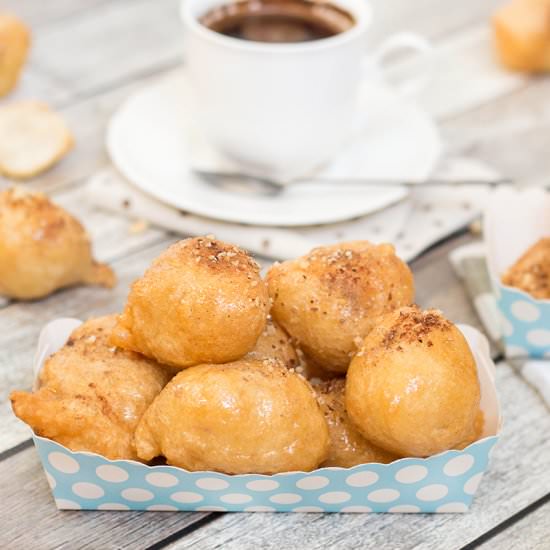 Greek Honey and Walnut Puffs