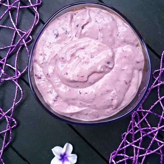 Blueberry Pudding (in Bulgarian)