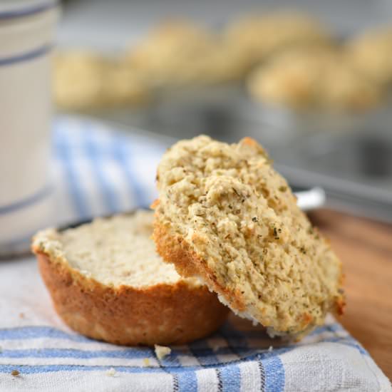 Parmesan Herb Biscuit Muffins