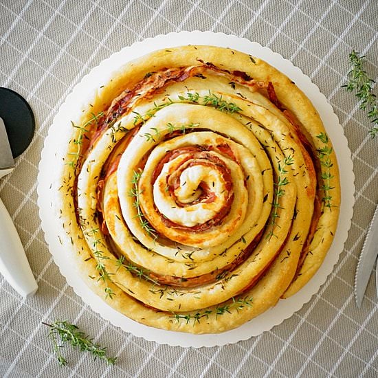 Focaccia with Bacon and Thyme